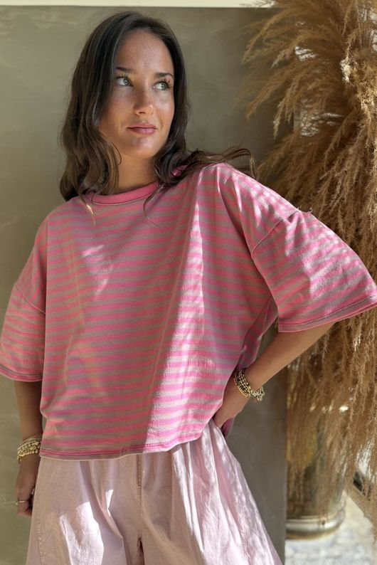 Sunday Morning Tee Peony & Mauve